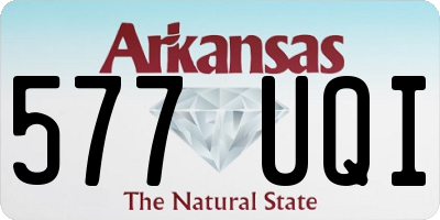 AR license plate 577UQI