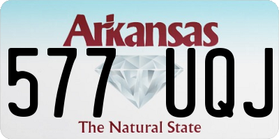 AR license plate 577UQJ