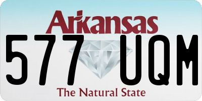 AR license plate 577UQM