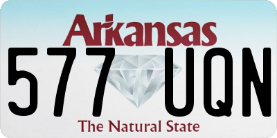 AR license plate 577UQN