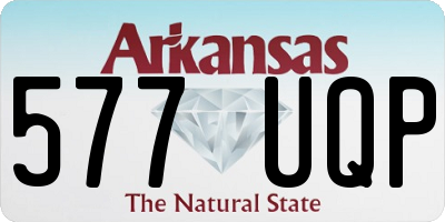 AR license plate 577UQP