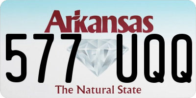 AR license plate 577UQQ