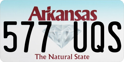 AR license plate 577UQS