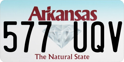 AR license plate 577UQV