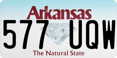 AR license plate 577UQW
