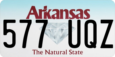 AR license plate 577UQZ