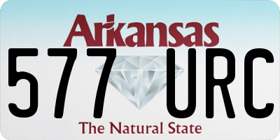 AR license plate 577URC