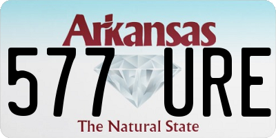 AR license plate 577URE