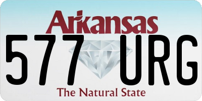 AR license plate 577URG