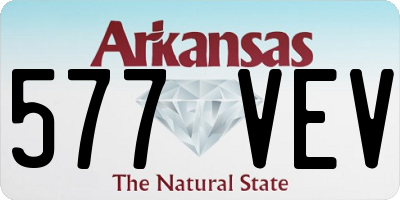 AR license plate 577VEV