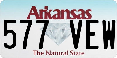 AR license plate 577VEW