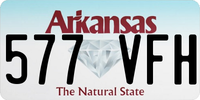 AR license plate 577VFH