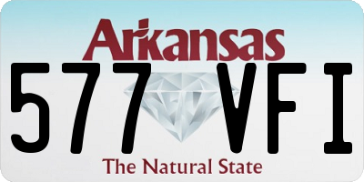 AR license plate 577VFI