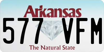 AR license plate 577VFM