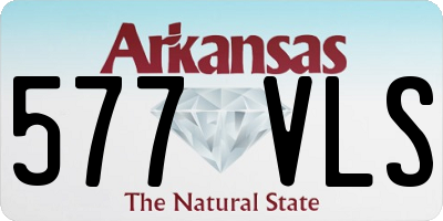 AR license plate 577VLS