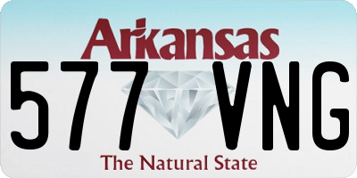 AR license plate 577VNG