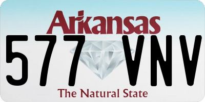 AR license plate 577VNV
