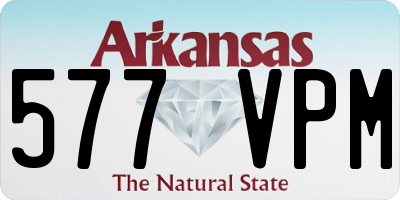 AR license plate 577VPM