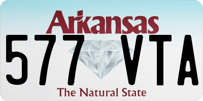 AR license plate 577VTA