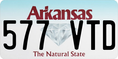 AR license plate 577VTD