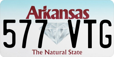 AR license plate 577VTG