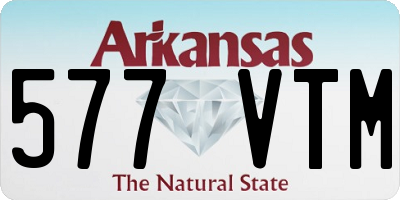AR license plate 577VTM