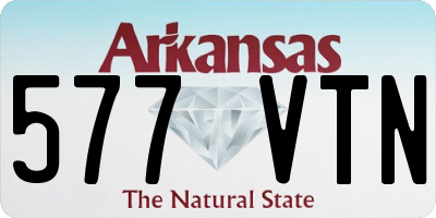 AR license plate 577VTN