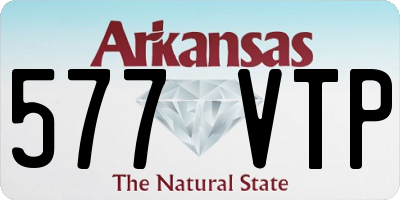 AR license plate 577VTP