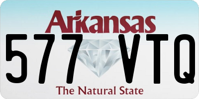 AR license plate 577VTQ