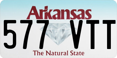 AR license plate 577VTT