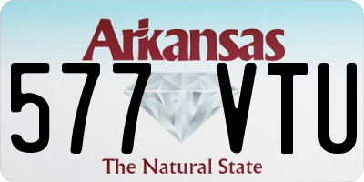 AR license plate 577VTU