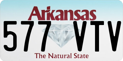 AR license plate 577VTV