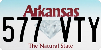 AR license plate 577VTY