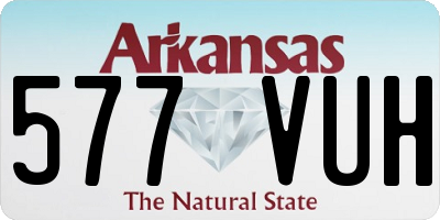AR license plate 577VUH