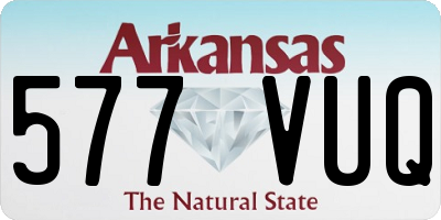 AR license plate 577VUQ