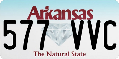 AR license plate 577VVC