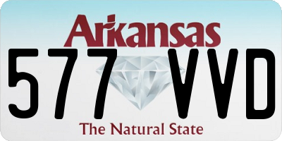 AR license plate 577VVD