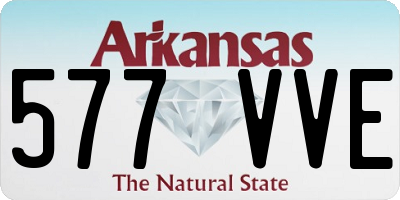 AR license plate 577VVE
