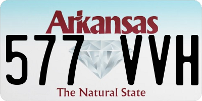 AR license plate 577VVH