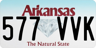 AR license plate 577VVK