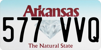 AR license plate 577VVQ
