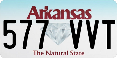 AR license plate 577VVT