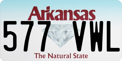 AR license plate 577VWL