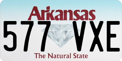 AR license plate 577VXE