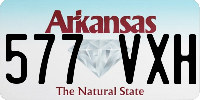 AR license plate 577VXH