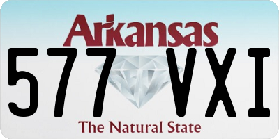 AR license plate 577VXI