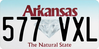 AR license plate 577VXL