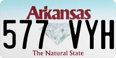 AR license plate 577VYH