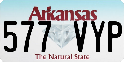 AR license plate 577VYP