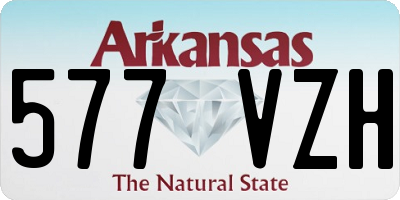 AR license plate 577VZH